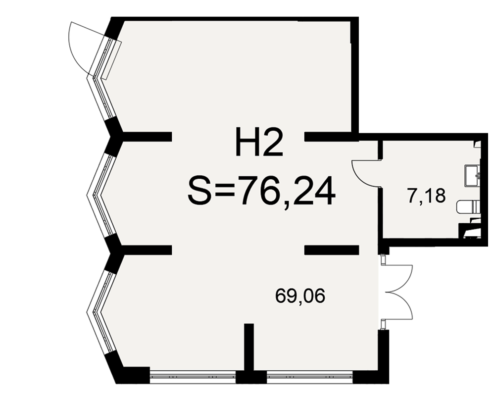 План нежилого помещения