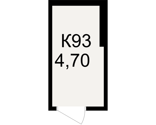 План кладовки