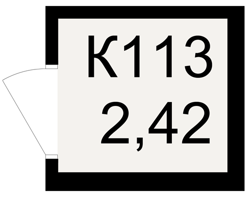 План кладовки