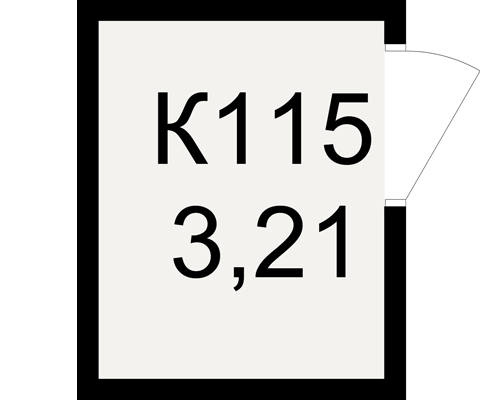 План кладовки