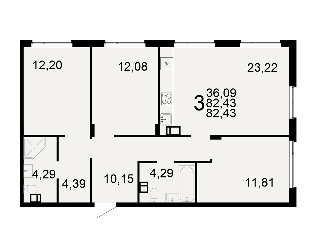 План квартиры