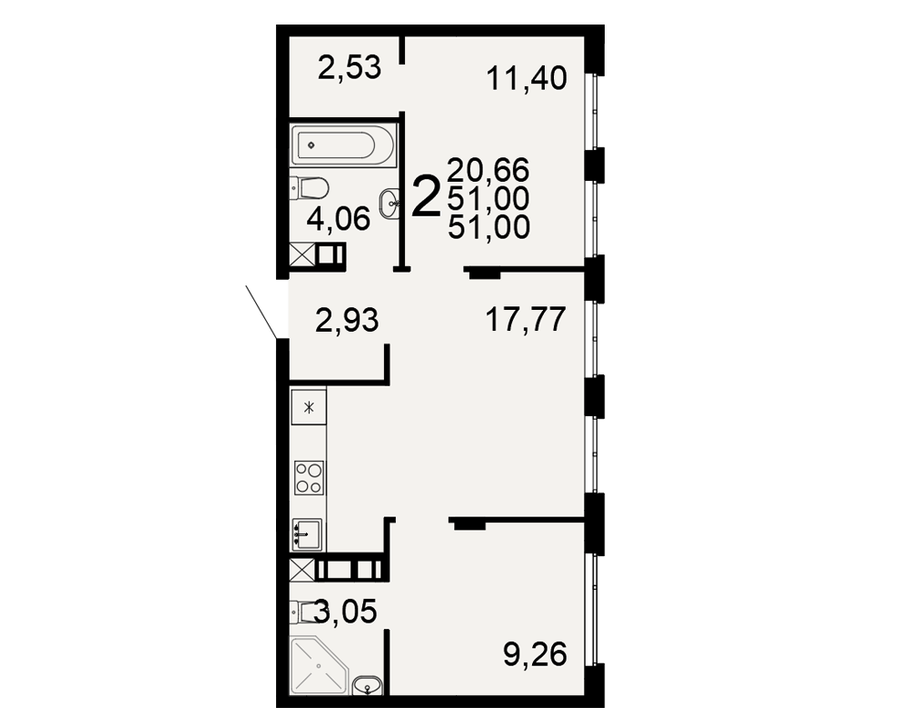 План квартиры