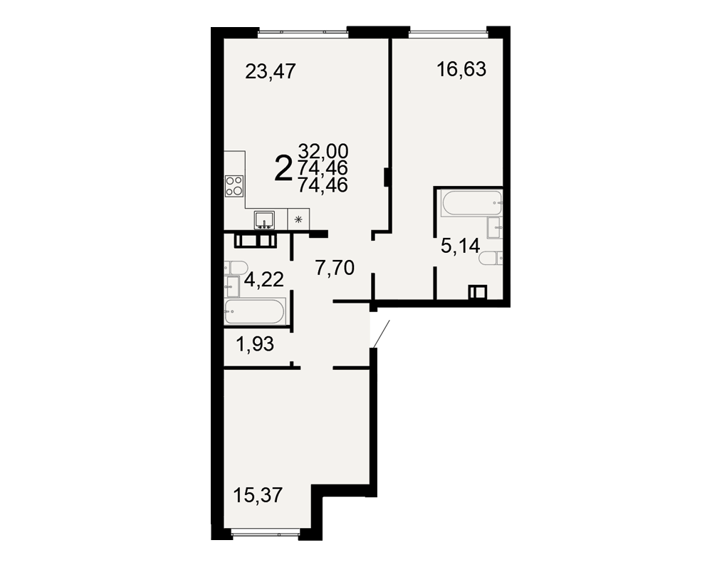 План квартиры №59