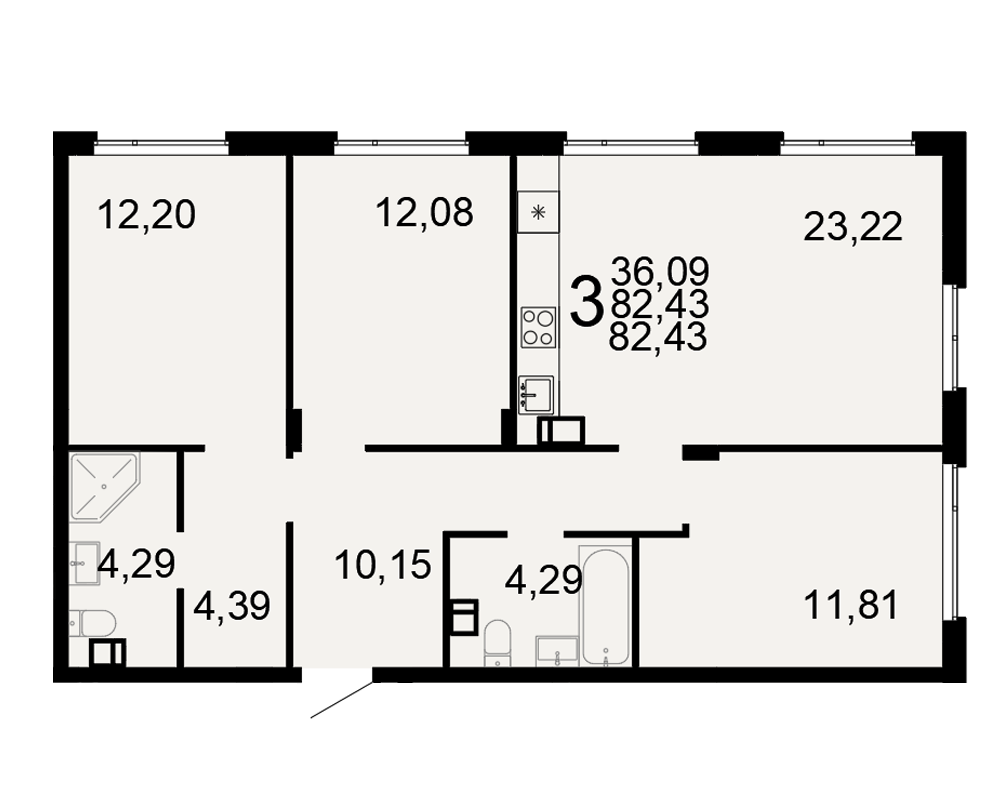 План квартиры