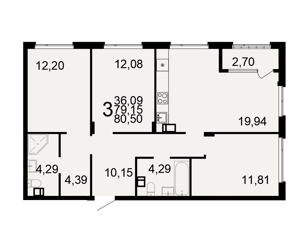 План квартиры