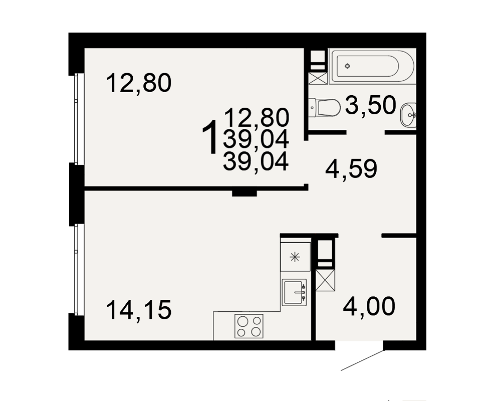 План квартиры №130