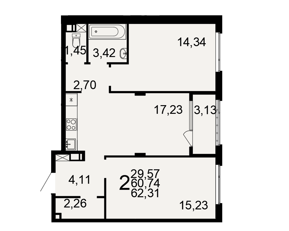 План квартиры №119