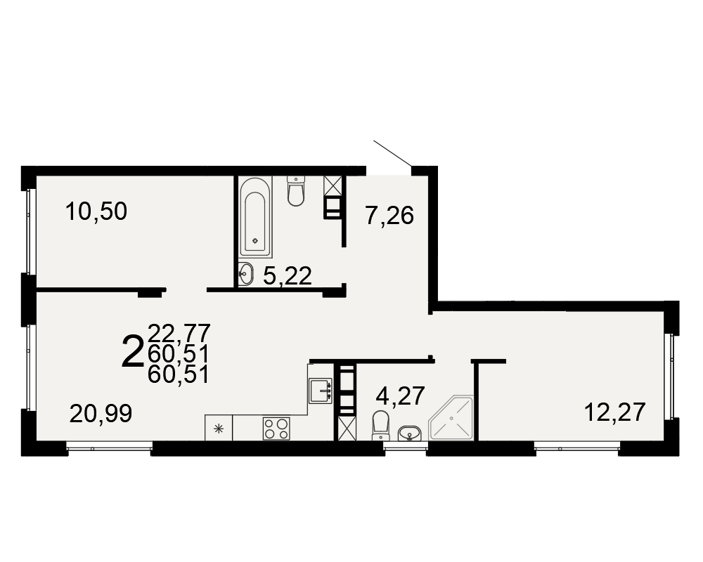 План квартиры №122
