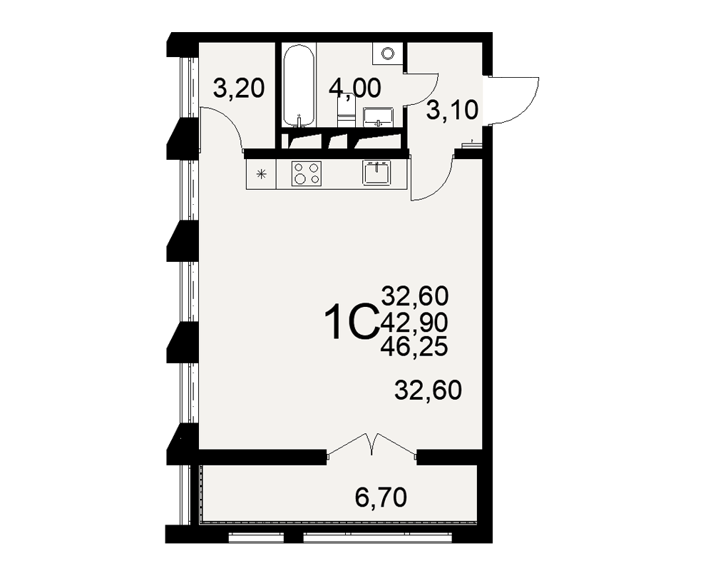 План квартиры