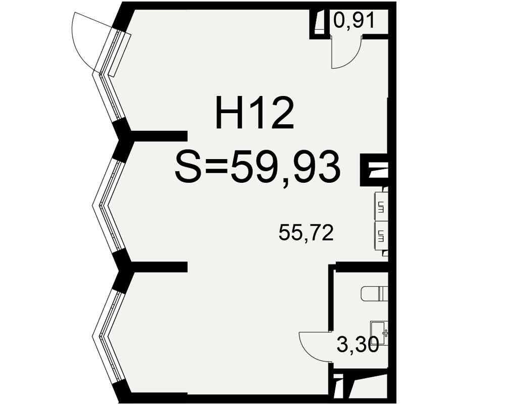 План нежилого помещения