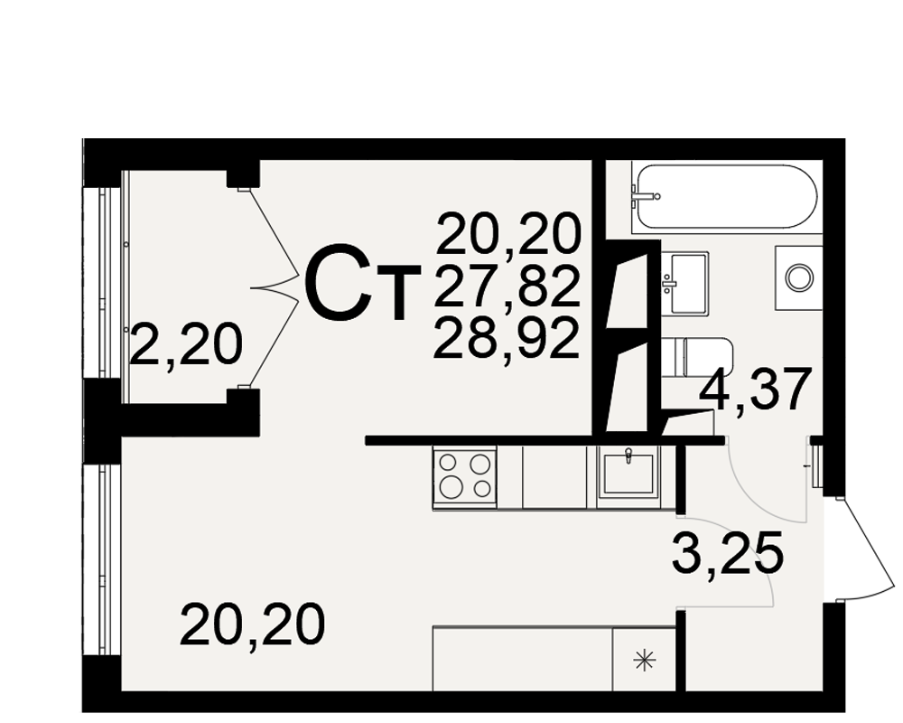 План квартиры