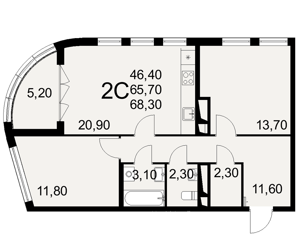 План квартиры №26