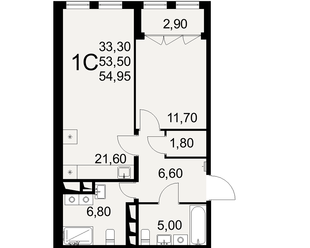 План квартиры №282