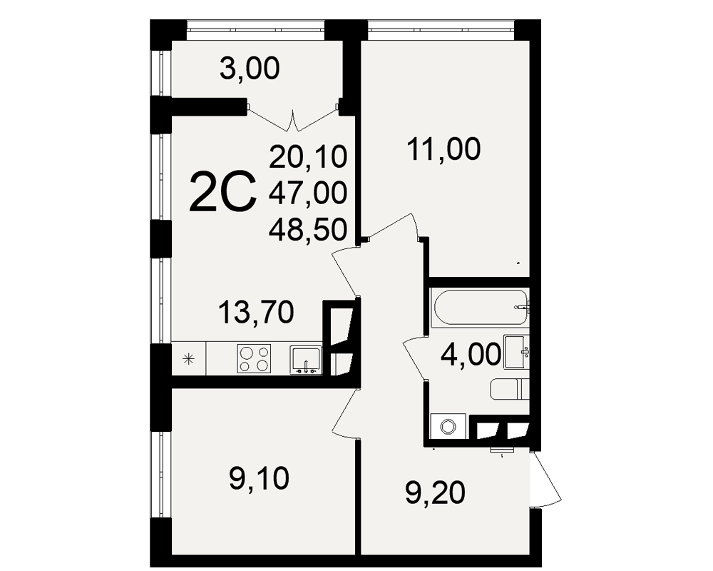 План квартиры