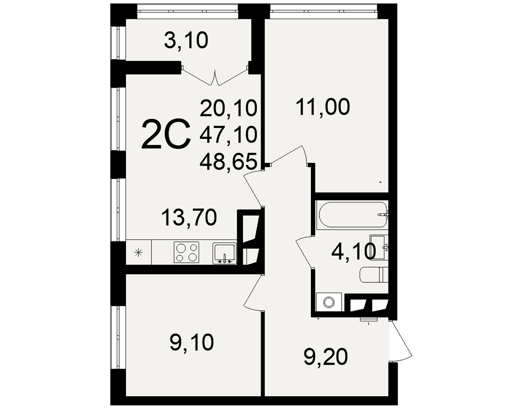 План квартиры