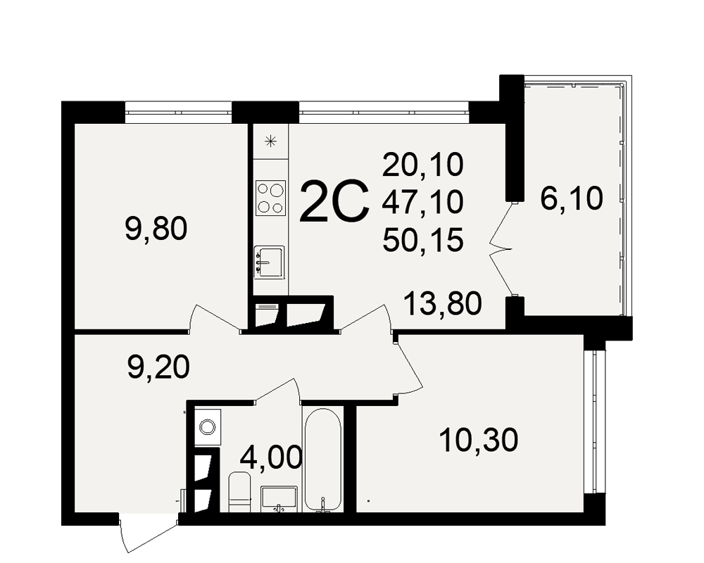 План квартиры №826