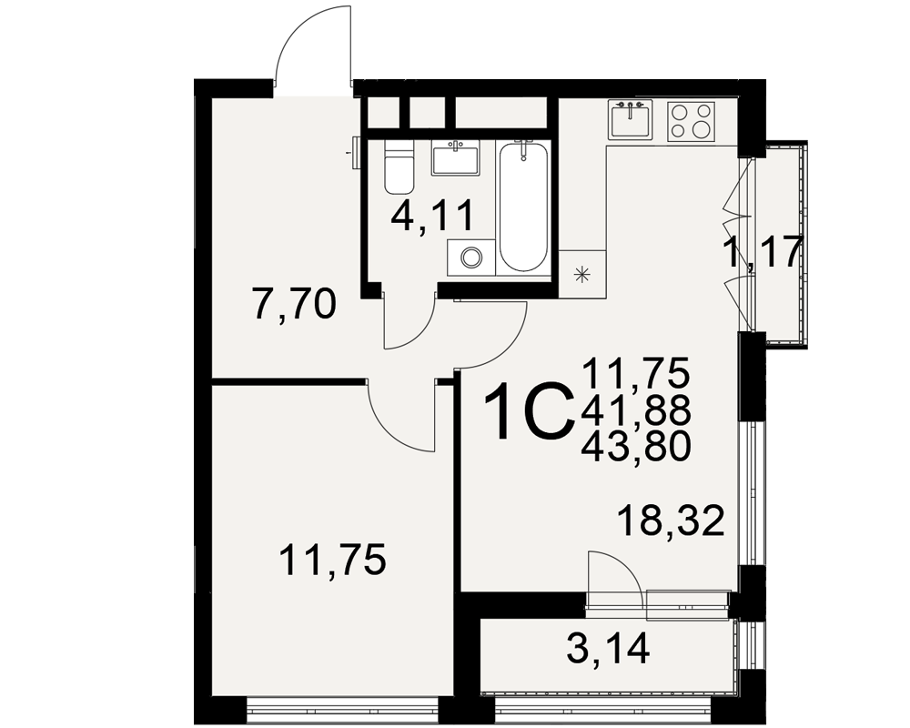 План квартиры