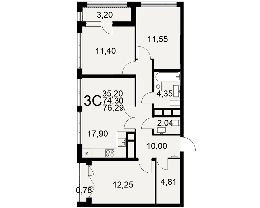 План квартиры