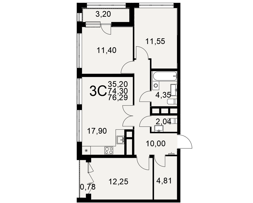 План квартиры