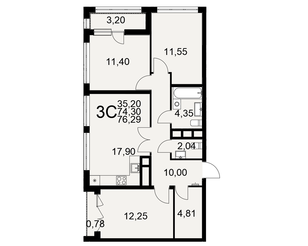 План квартиры