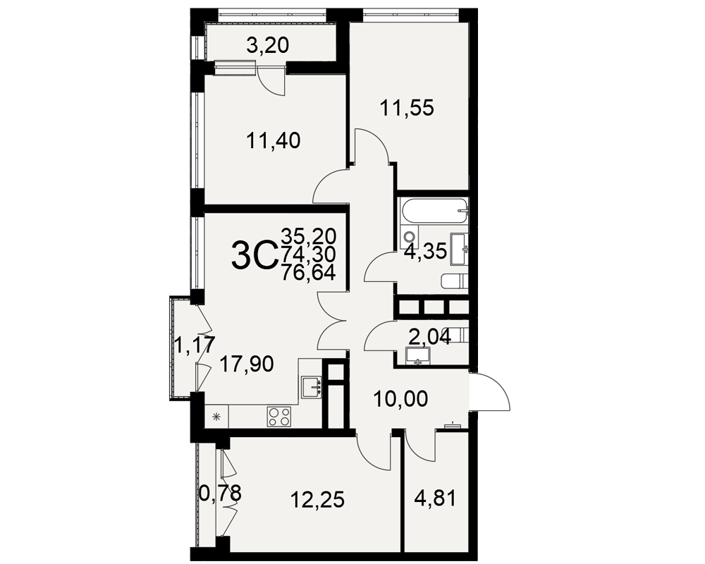 План квартиры