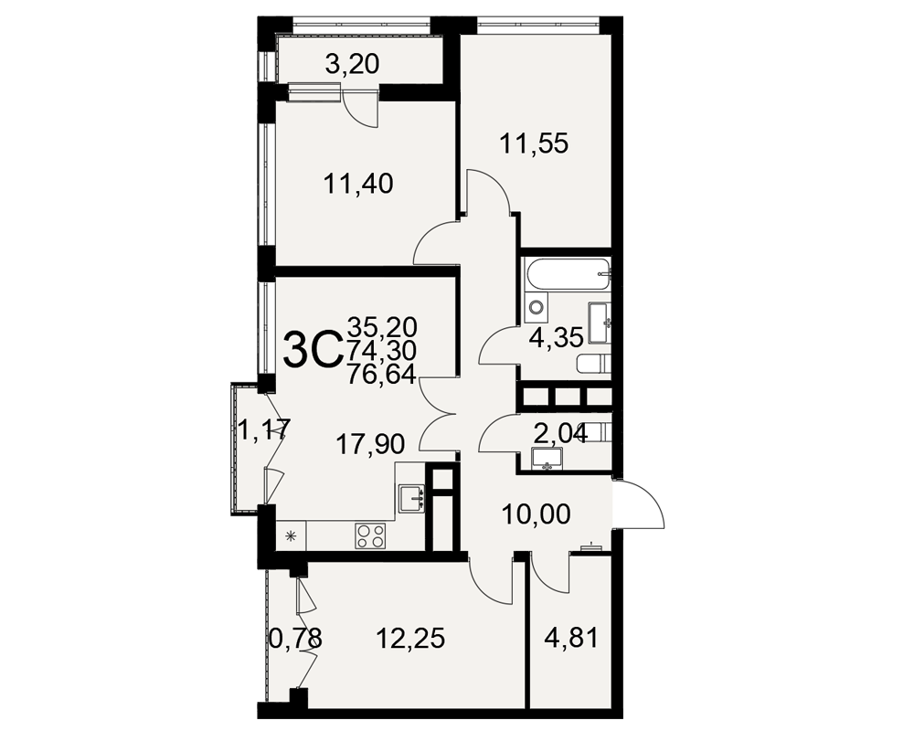 План квартиры