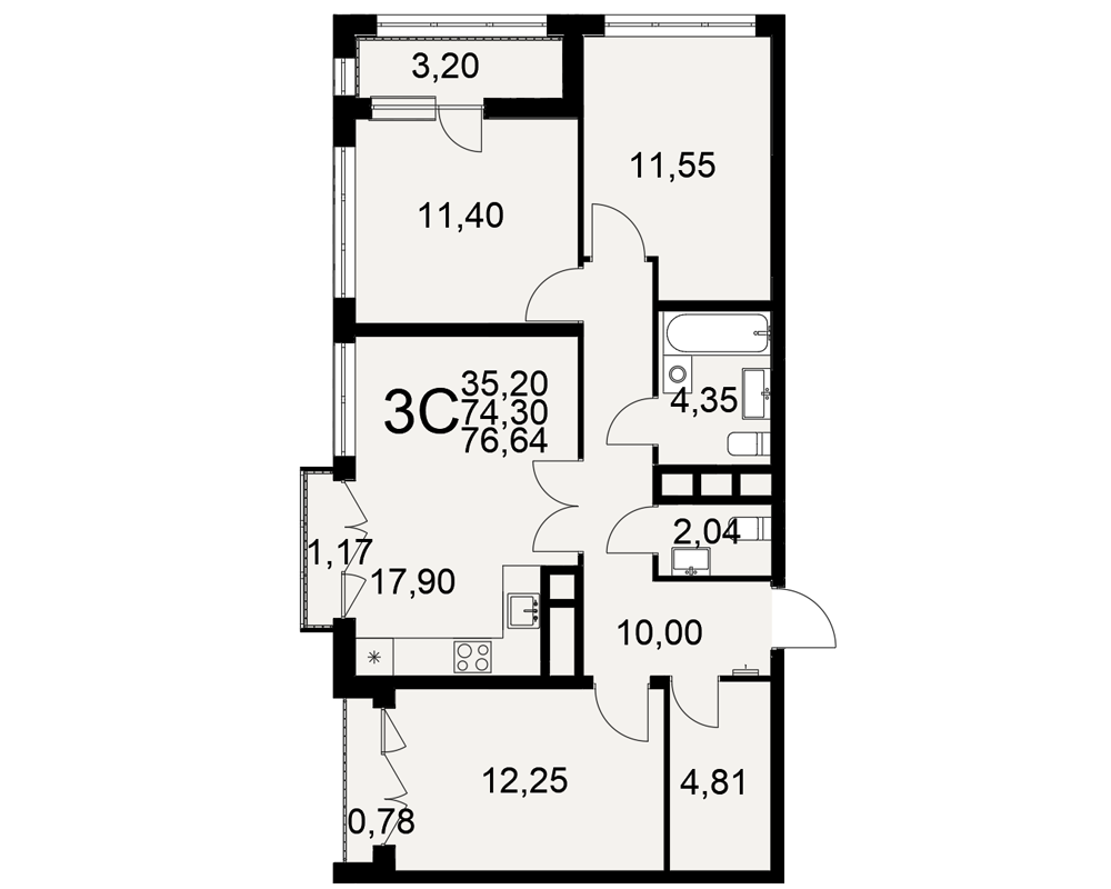 План квартиры