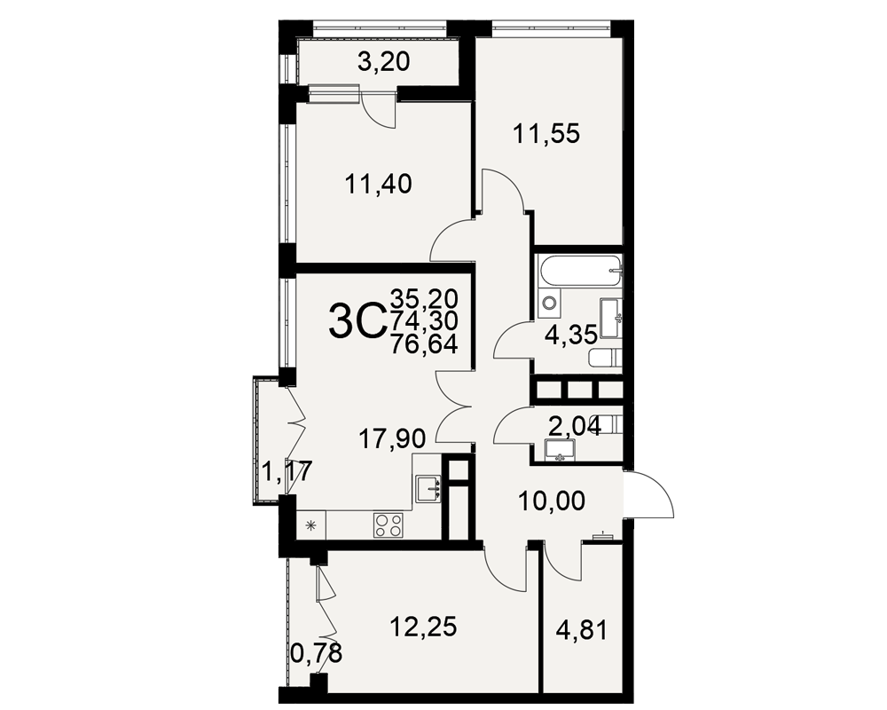 План квартиры