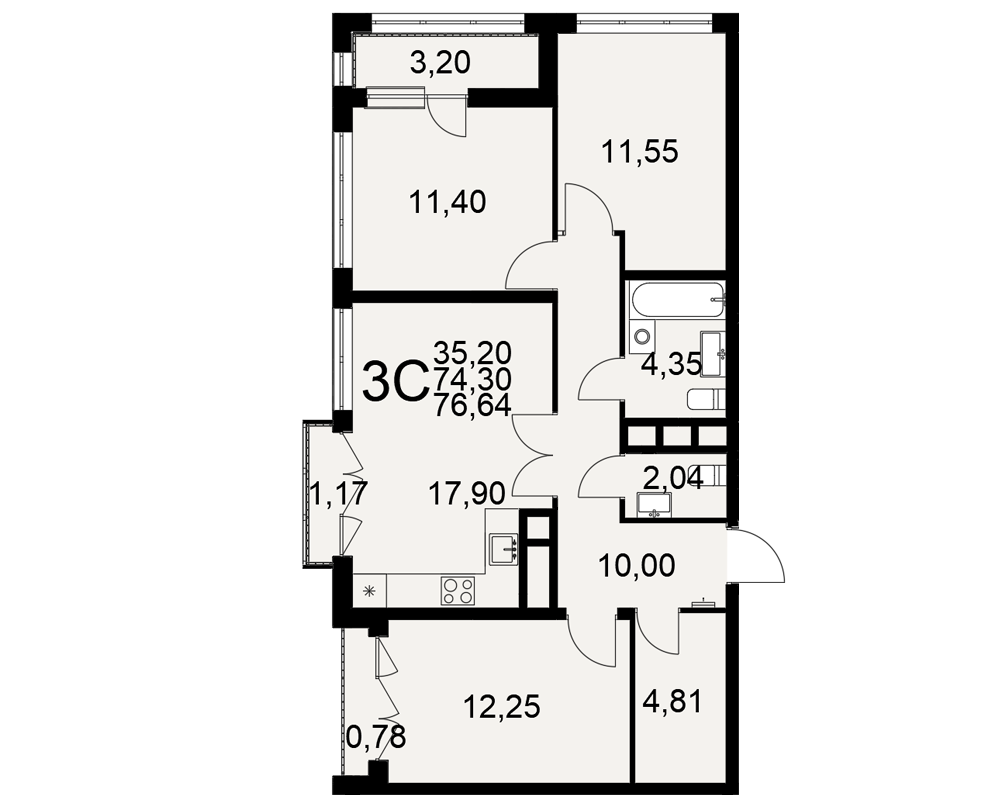 План квартиры