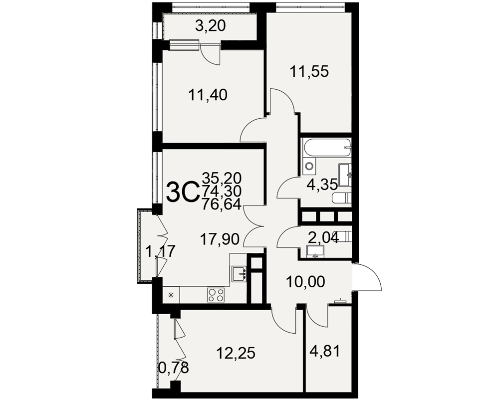 План квартиры