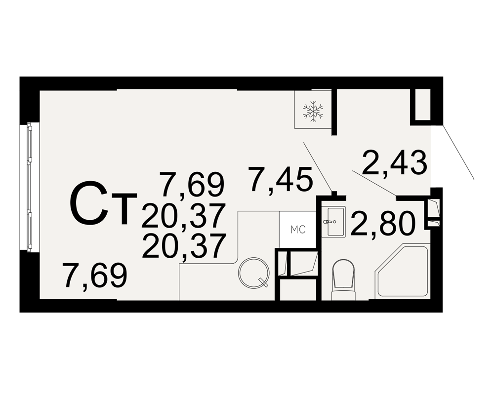 План квартиры