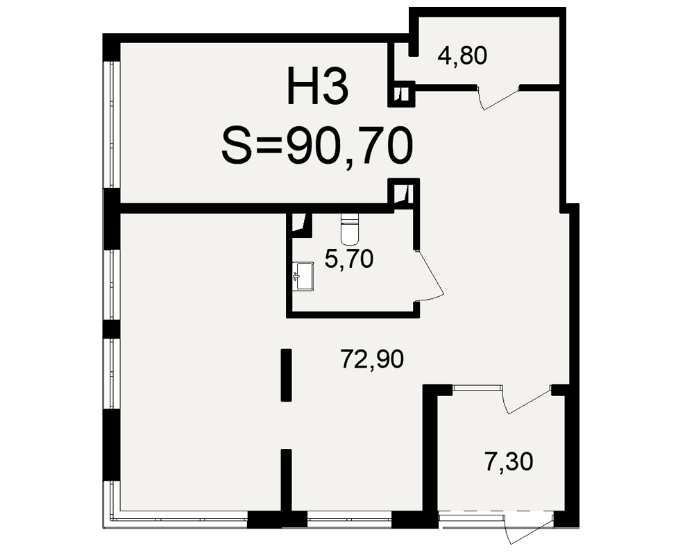 План нежилого помещения