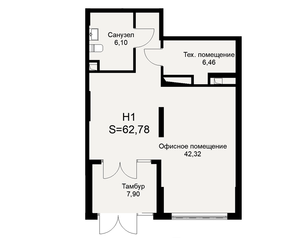 План нежилого помещения