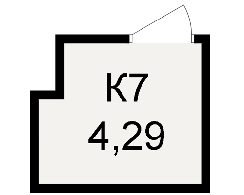 План кладовки