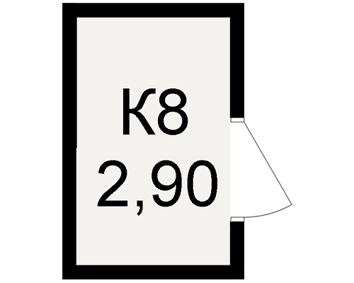 План кладовки