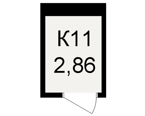 План кладовки