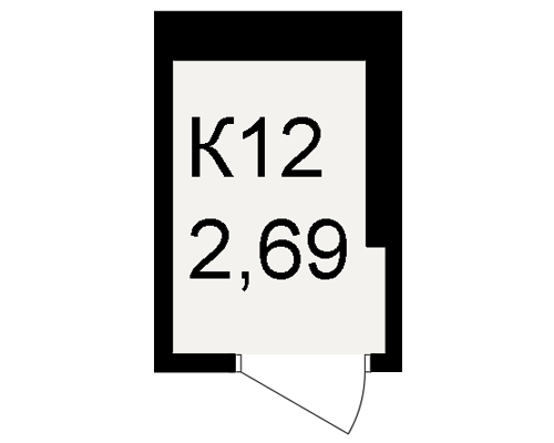 План кладовки