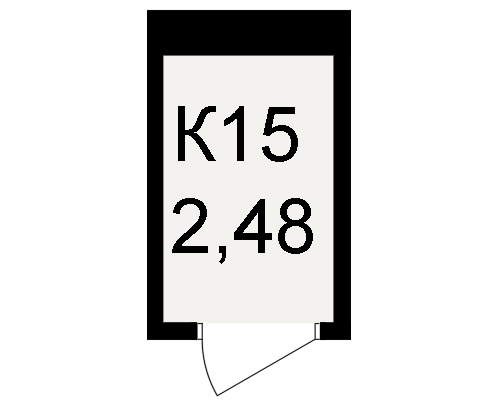 План кладовки