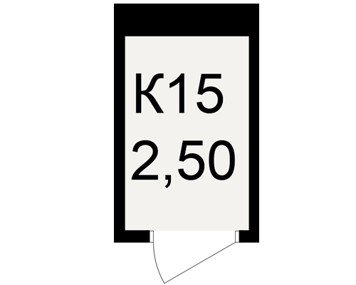 План кладовки