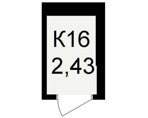 План кладовки