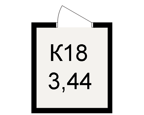 План кладовки