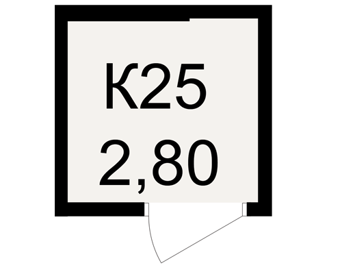 План кладовки