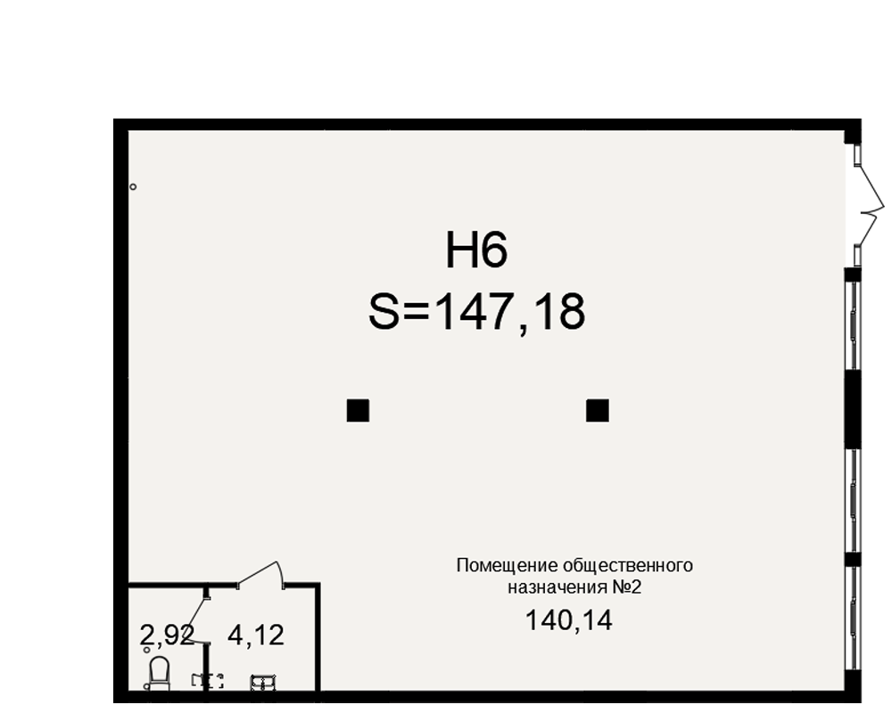 План нежилого помещения